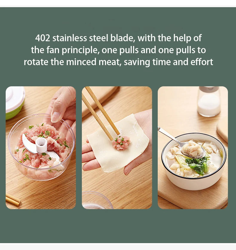 Mini Manual Vegetables Cutter Manual Garlic Press