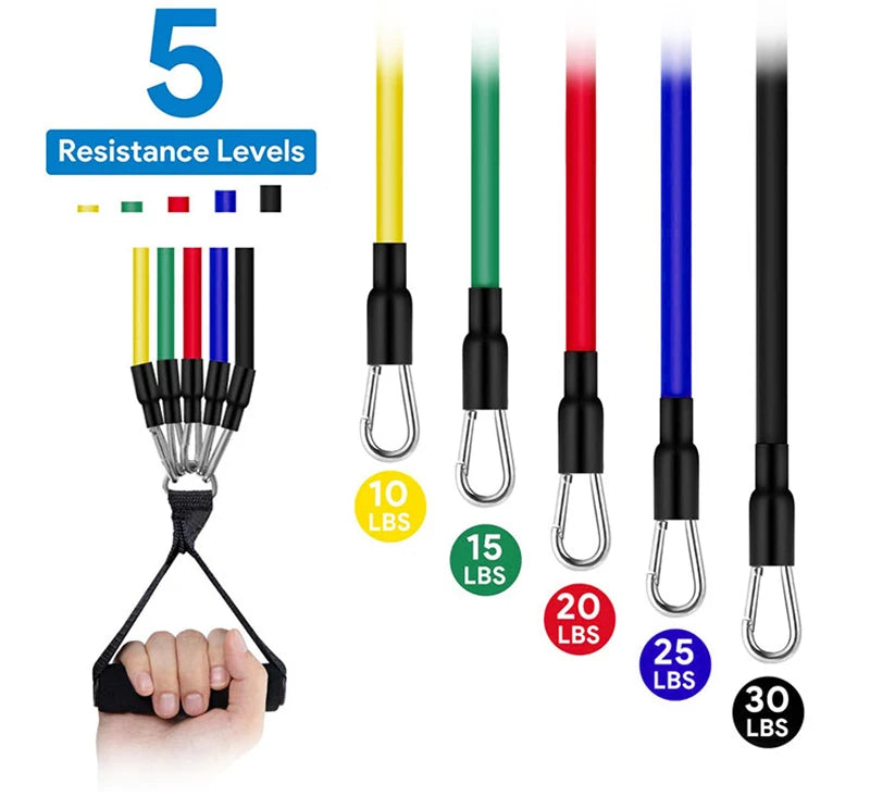 Set Pull Rope, Resistance Bands 11Pcs