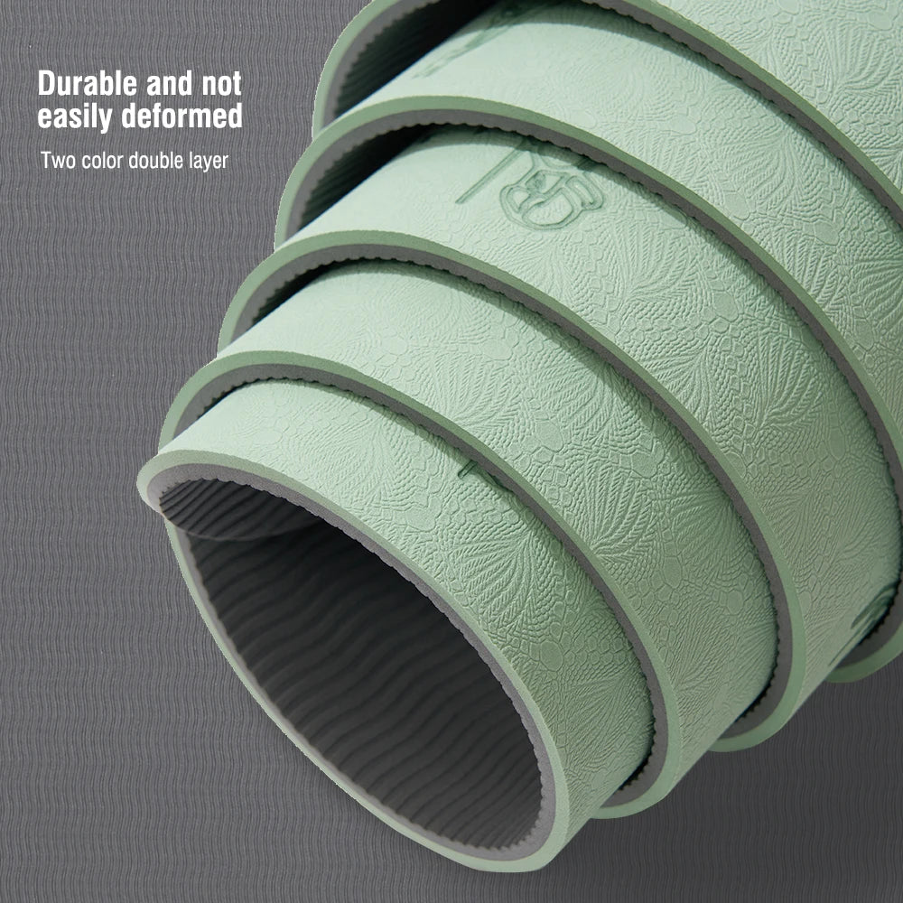 Premium TPE Yoga Mat — 183 x 57 cm, Non-Slip