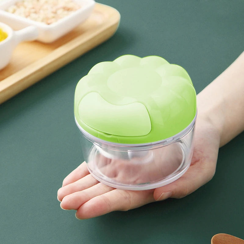 Mini Manual Vegetables Cutter Manual Garlic Press