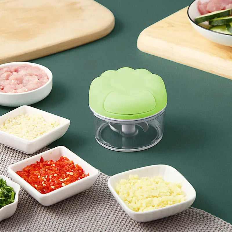 Mini Manual Vegetables Cutter Manual Garlic Press