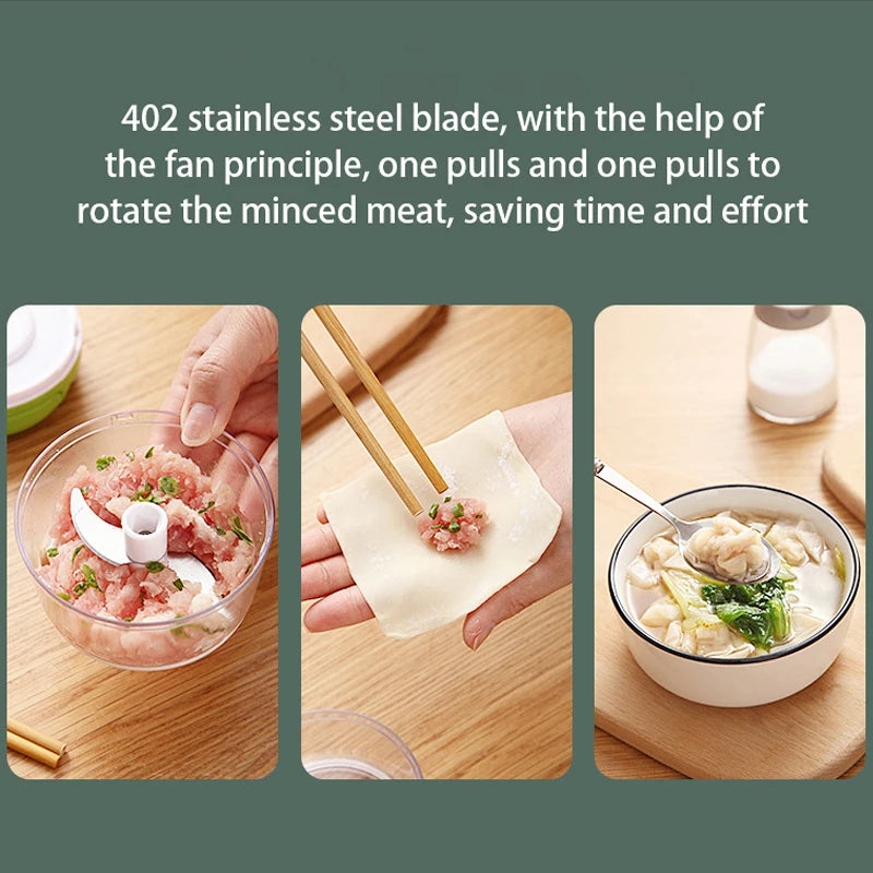 Mini Manual Vegetables Cutter Manual Garlic Press