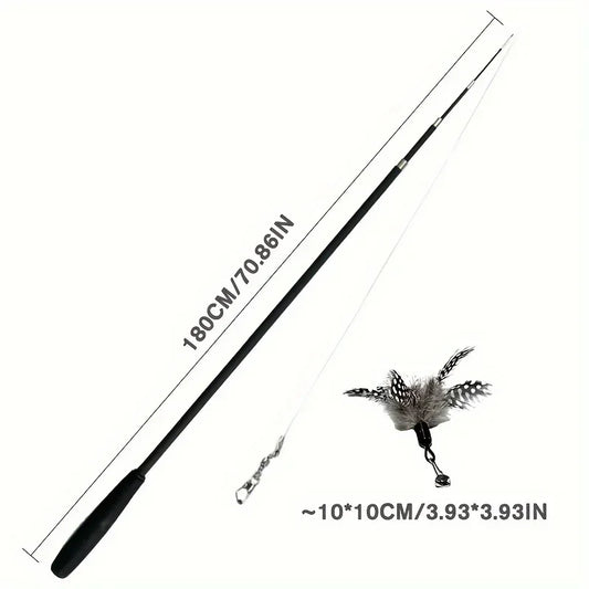 Four-Section Telescopic Cat Rod