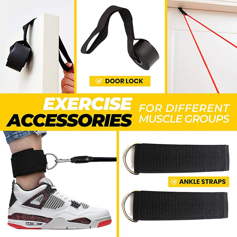 Set Pull Rope, Resistance Bands 11Pcs