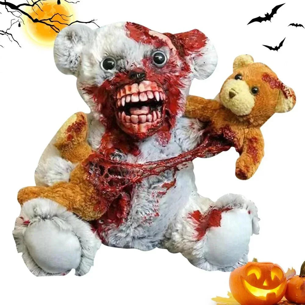 Halloween Horror Plüschbär Spukhaus Dekoration