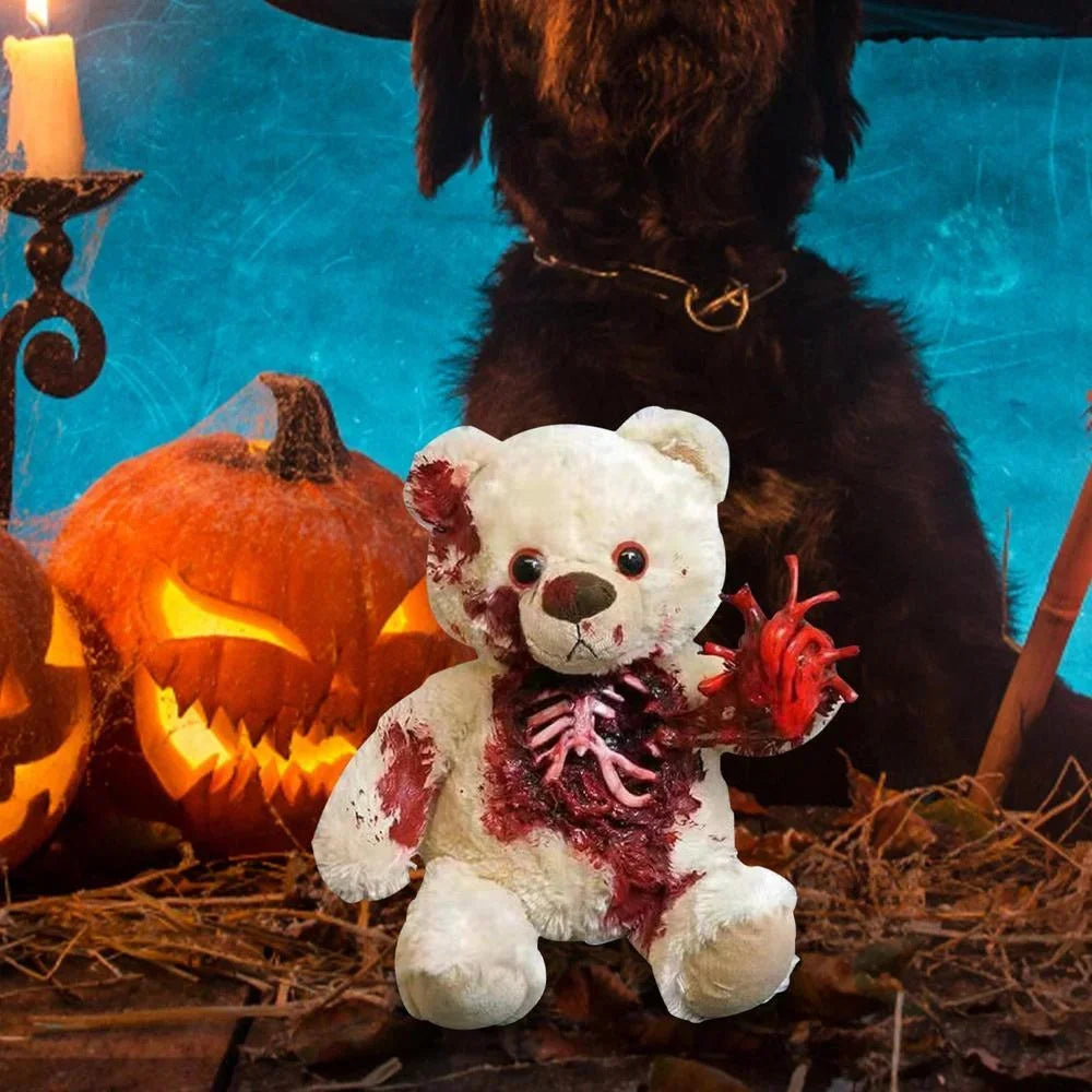 Halloween Horror Plüschbär Spukhaus Dekoration