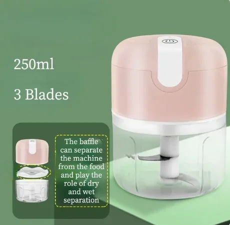 Electric  Vegetable Chopper Meat Grinder Masher Machine