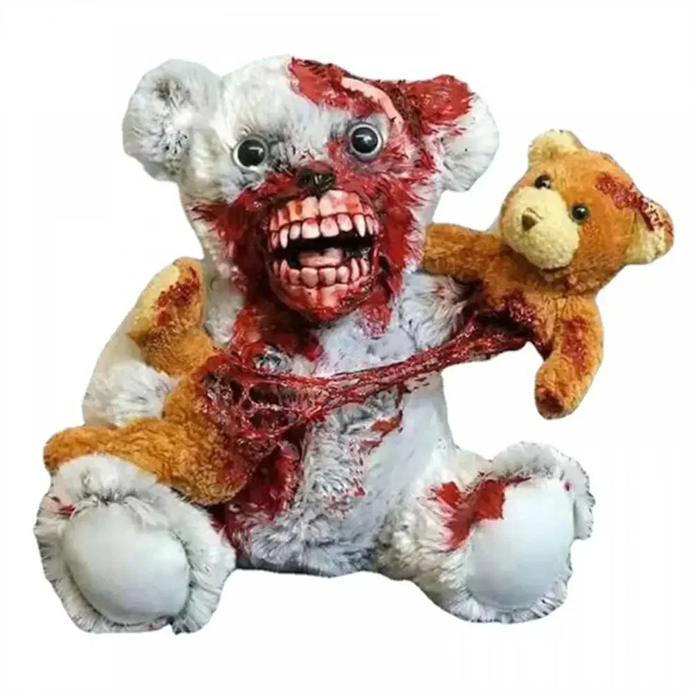 Halloween Horror Plüschbär Spukhaus Dekoration
