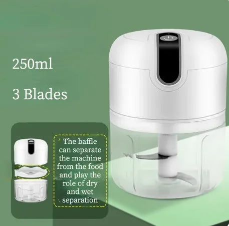 Electric  Vegetable Chopper Meat Grinder Masher Machine