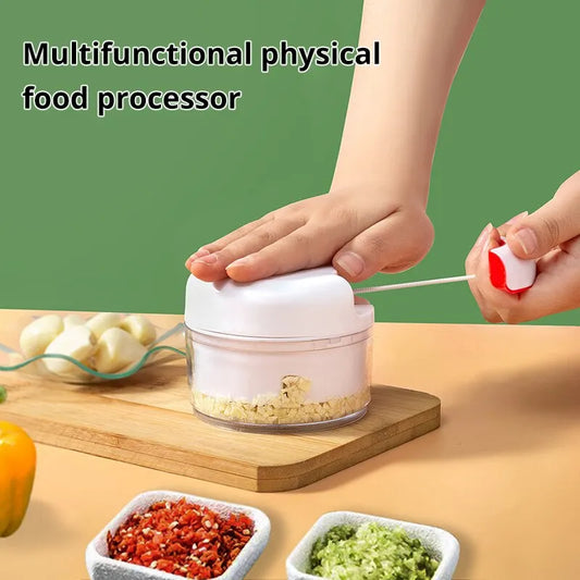 White Hand Pulled Garlic Grinder