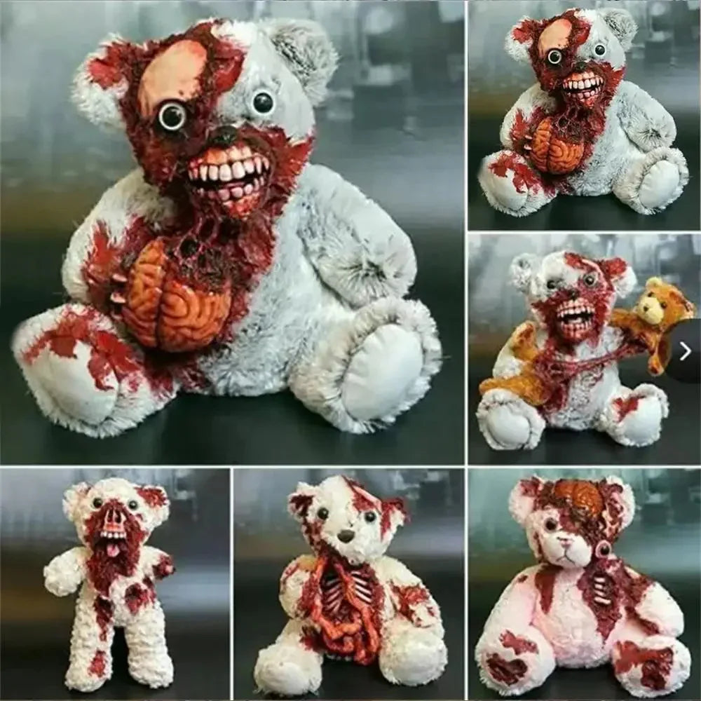 Halloween Horror Plüschbär Spukhaus Dekoration