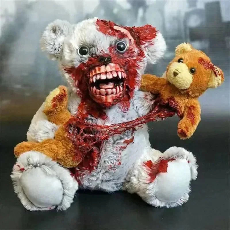 Halloween Horror Plüschbär Spukhaus Dekoration