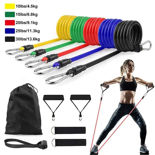 Set Pull Rope, Resistance Bands 11Pcs