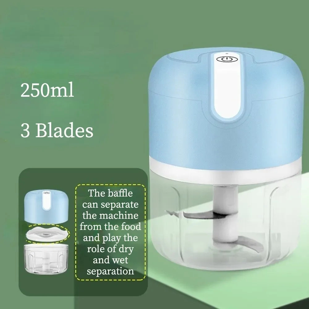 Electric  Vegetable Chopper Meat Grinder Masher Machine
