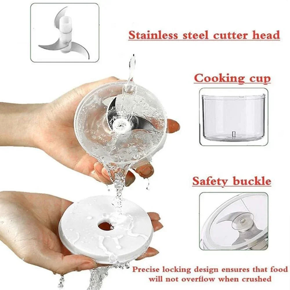 Electric  Vegetable Chopper Meat Grinder Masher Machine